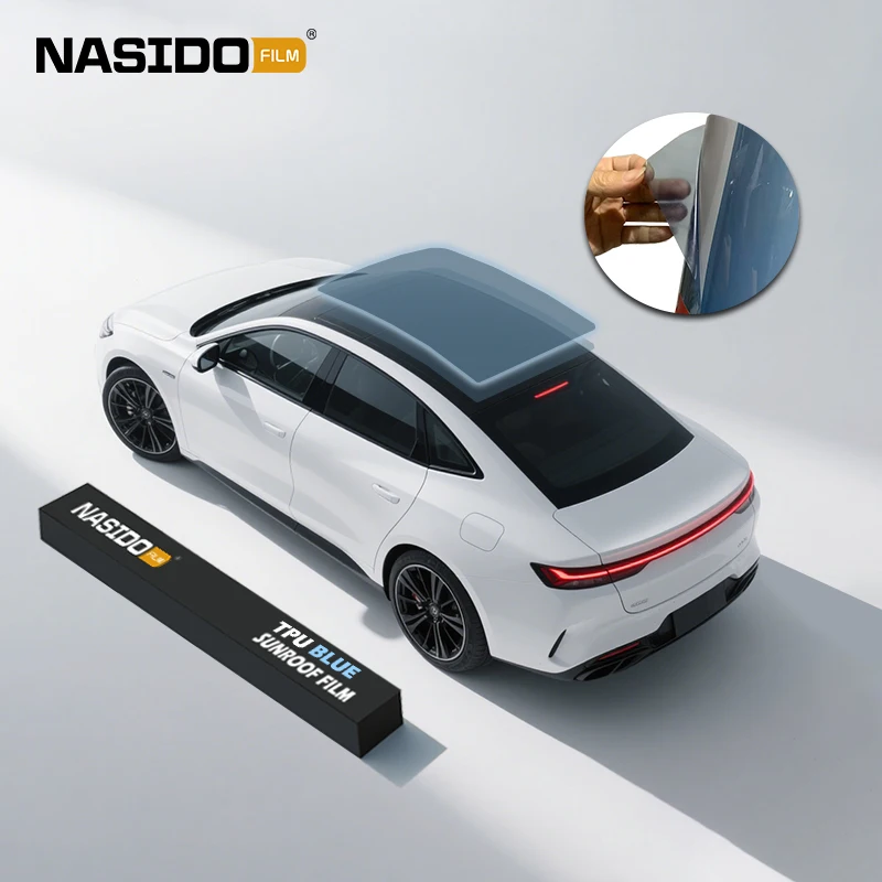 New Trend 7.5 Mil TPU Panoramic Skylight Protection Film 99% UVR Heat Rejection Car Sunroof UV Proof and Anti-Scratch