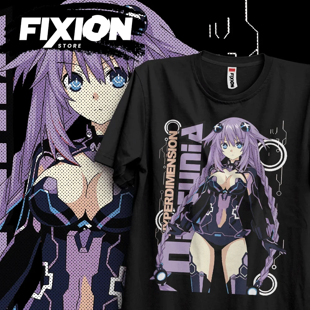 Hyperdimension Neptunia Anime t-shirt Manga cadeau pour les amateurs d'anime toutes tailles coton