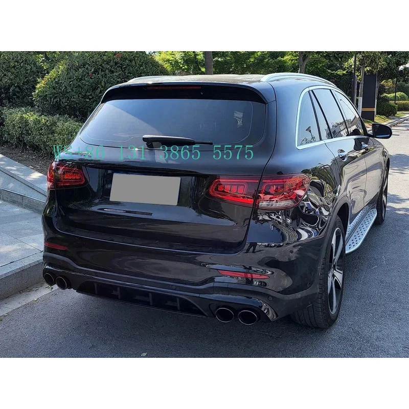 

Car parts X253 body kits GLC spoiler CAR REAR EXHAUST TAIL LIP for GLC GLS63S style