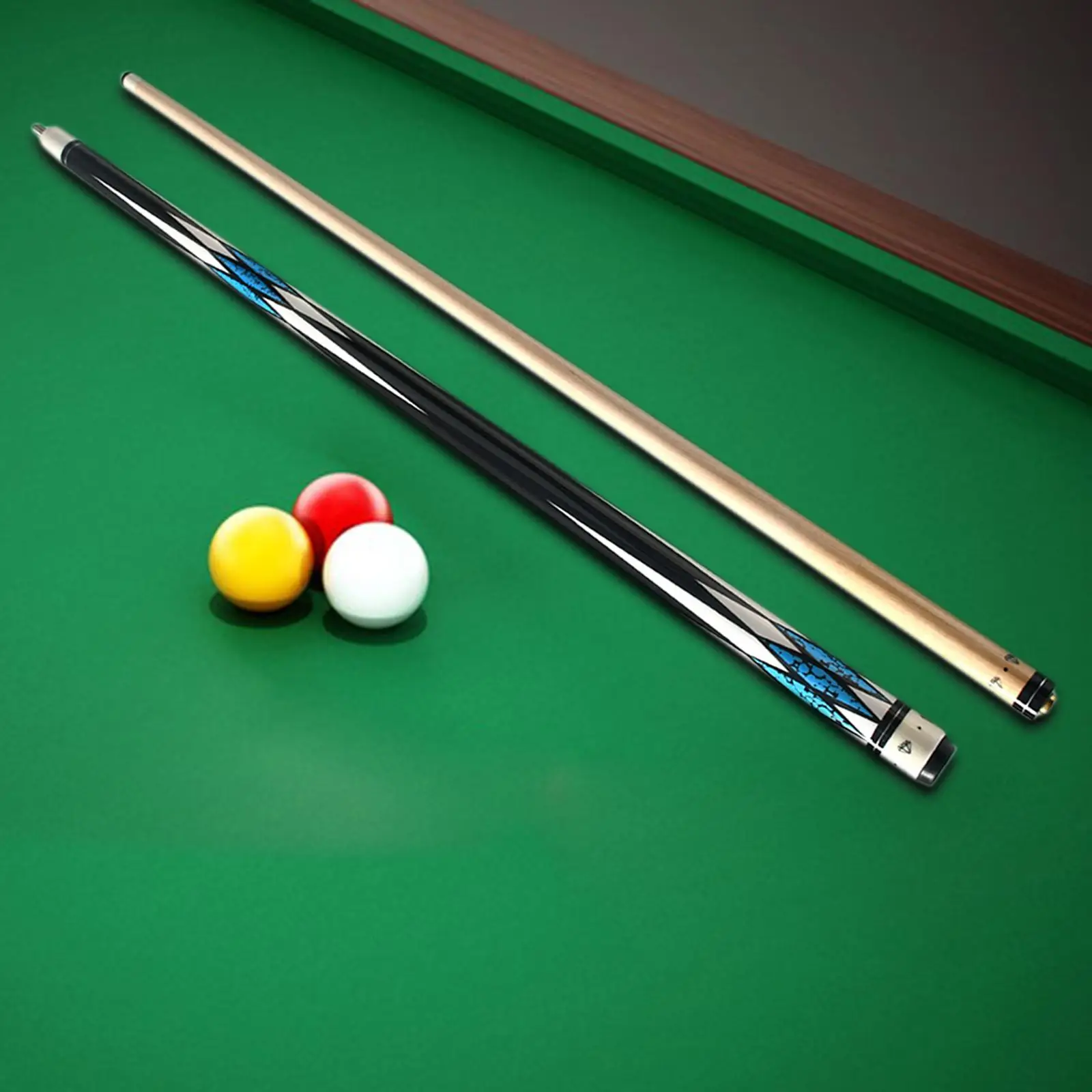 1/2 Split Billiard Cue Made of , Length 145 Cm, Portable, Stable,