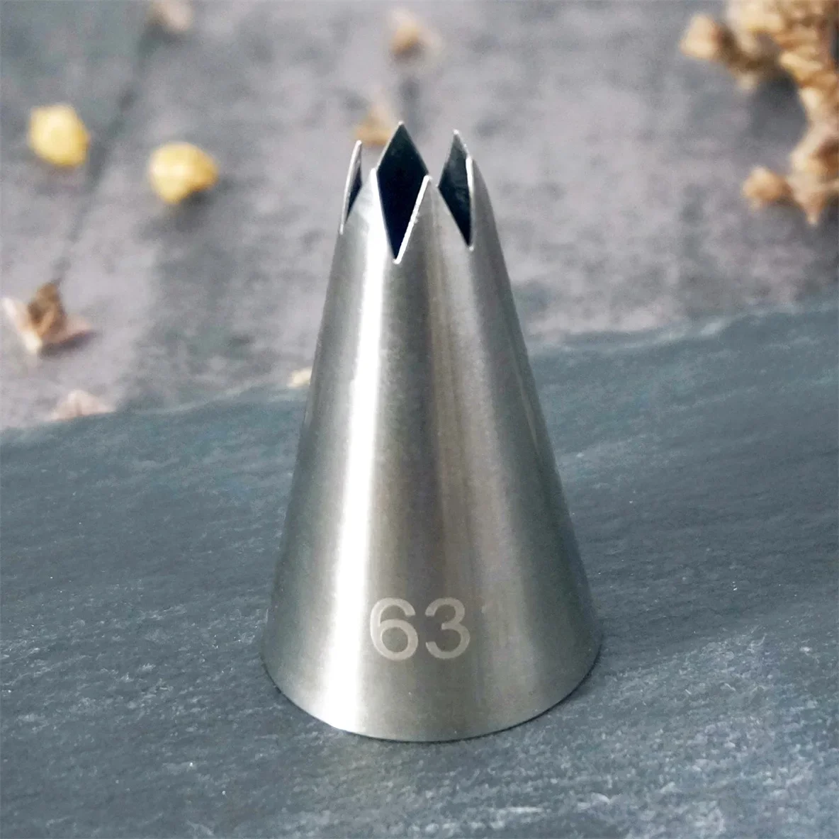 #631 #633 Open Star Piping Nozzle Cake Decorating Tools Stainless Steel Icing Nozzles Cream Pastry Nozzles Tips