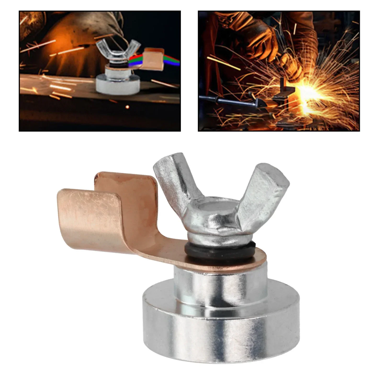 1pcs Magnetic Welding Ground Clamp Magnetic Welding Support Ground Clamp Tool Support 6*4*4cm Welding Equipment Parts