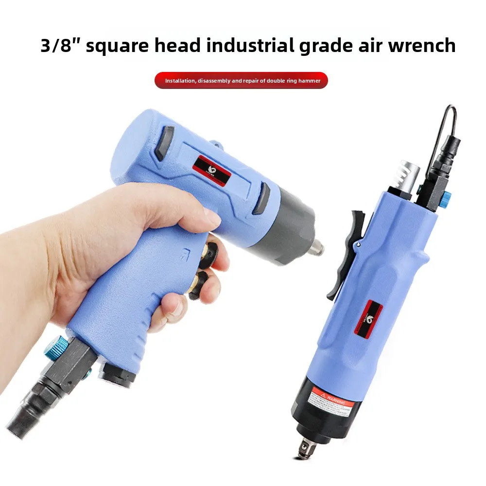Pneumatic Wrench Pistol Style Air Wrench 10PD Socket Small Air Cannon 3/8 Square Head Air Trigger 10mm