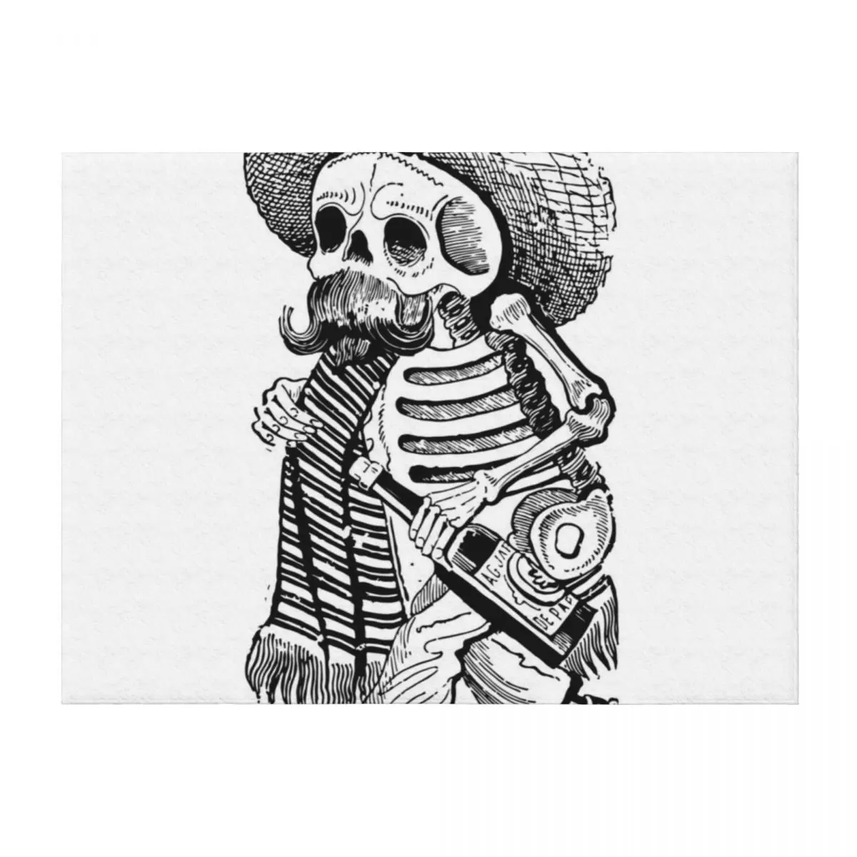 

Calavera of Francisco Madero by Jose Posada Throw Blanket blankets ands Nap Thermal Blankets Sofas Of Decoration Blankets