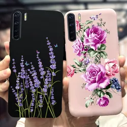 For OPPO Reno 3 Case CPH2043 Cover Fashion Flower Silicone Soft TPU Slim Funda For OPPO A91 F15 CPH2021 OPPOA91 Reno3 Phone Case