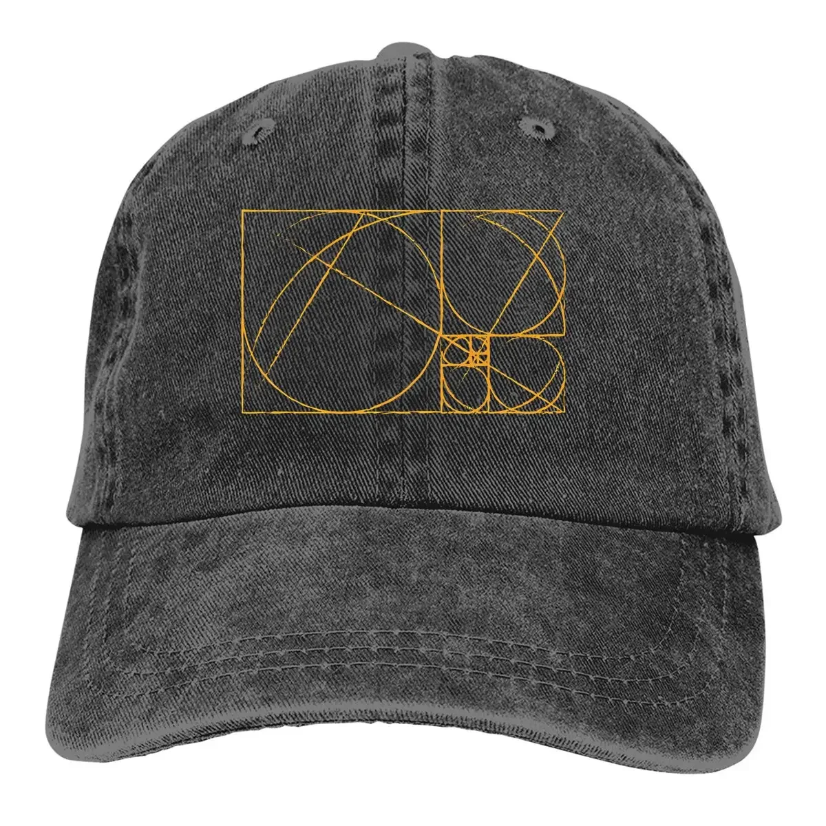 Golden Ratio Spiral Fibonacci Sequence Baseball Caps Cap Fibonacci Sequence Golden Ratio Sun Shade Cowboy Hats for Men Dad Hat