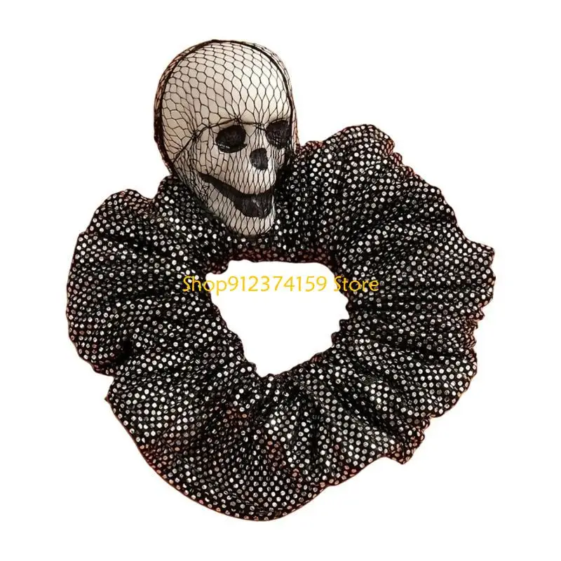 

G5AE Punk Skull Hairsbled Dark Series Hair веревка на хэллоуин.
