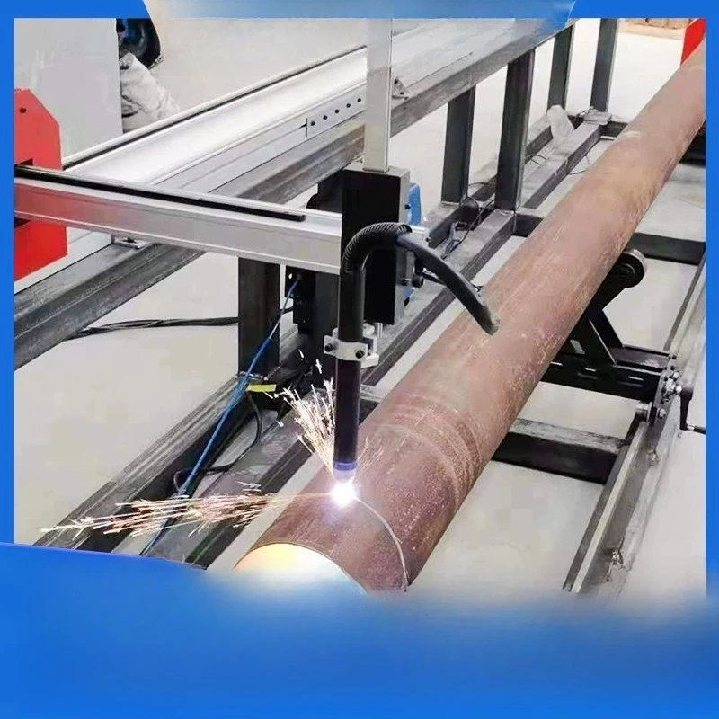 CNC plasma pipe cutting machine Automatic interconnected line pipe cutting machine