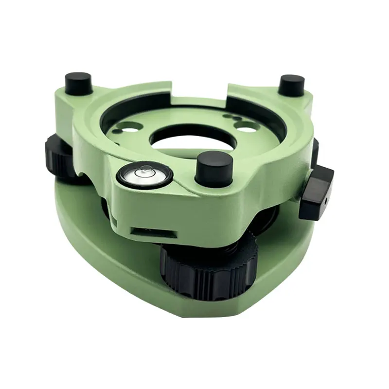 Green Three-Jaw Tribrach Without Optical Plummet 5/8” For Total Station