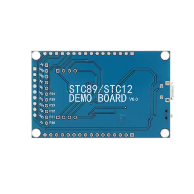 5pcs STC89C52RC 51 Microcontroller Core Board System Board Development Board Learning Board Module CH340