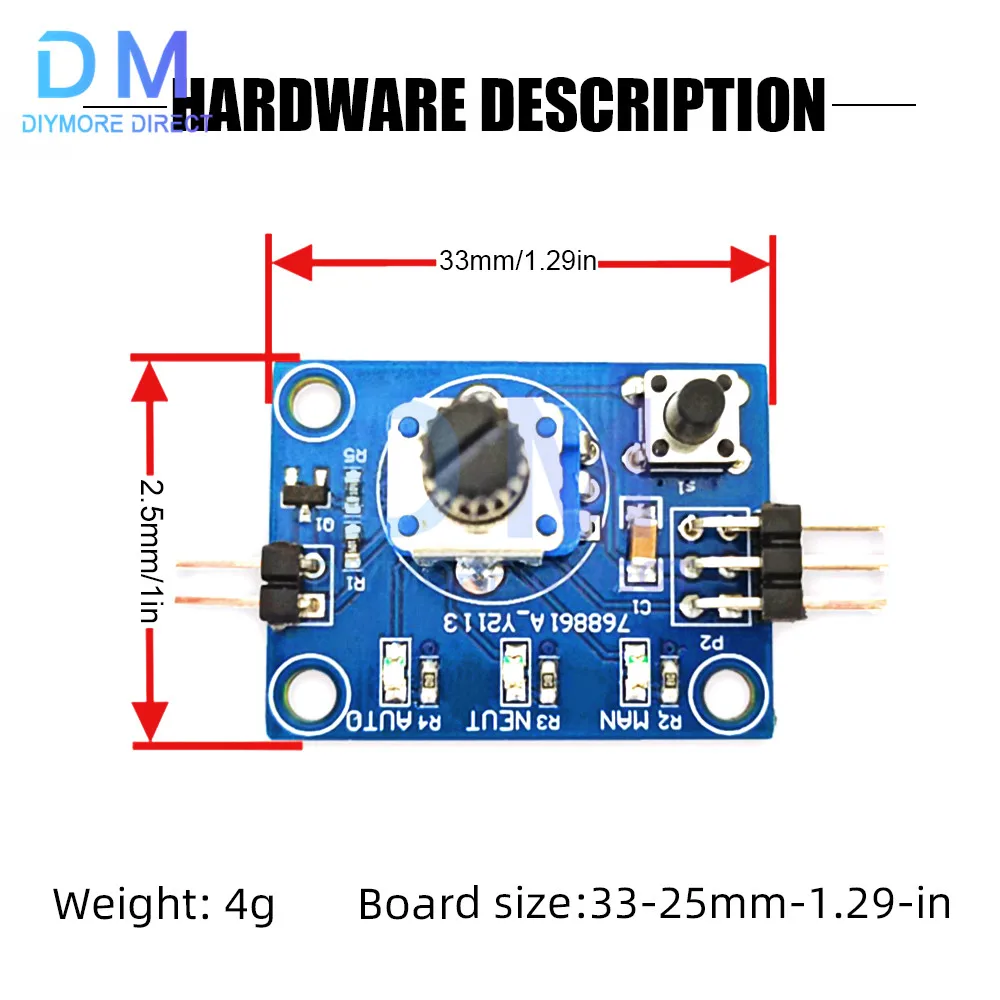 Servo Tester Module Three indicator Servo Test Module Power Anti-reverse Connection