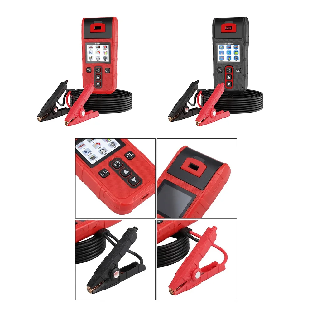 Car For Battery Diagnostic Tool BT519 BT519pro for Measuring Internal Resistance and Health Status of 12V Batteries
