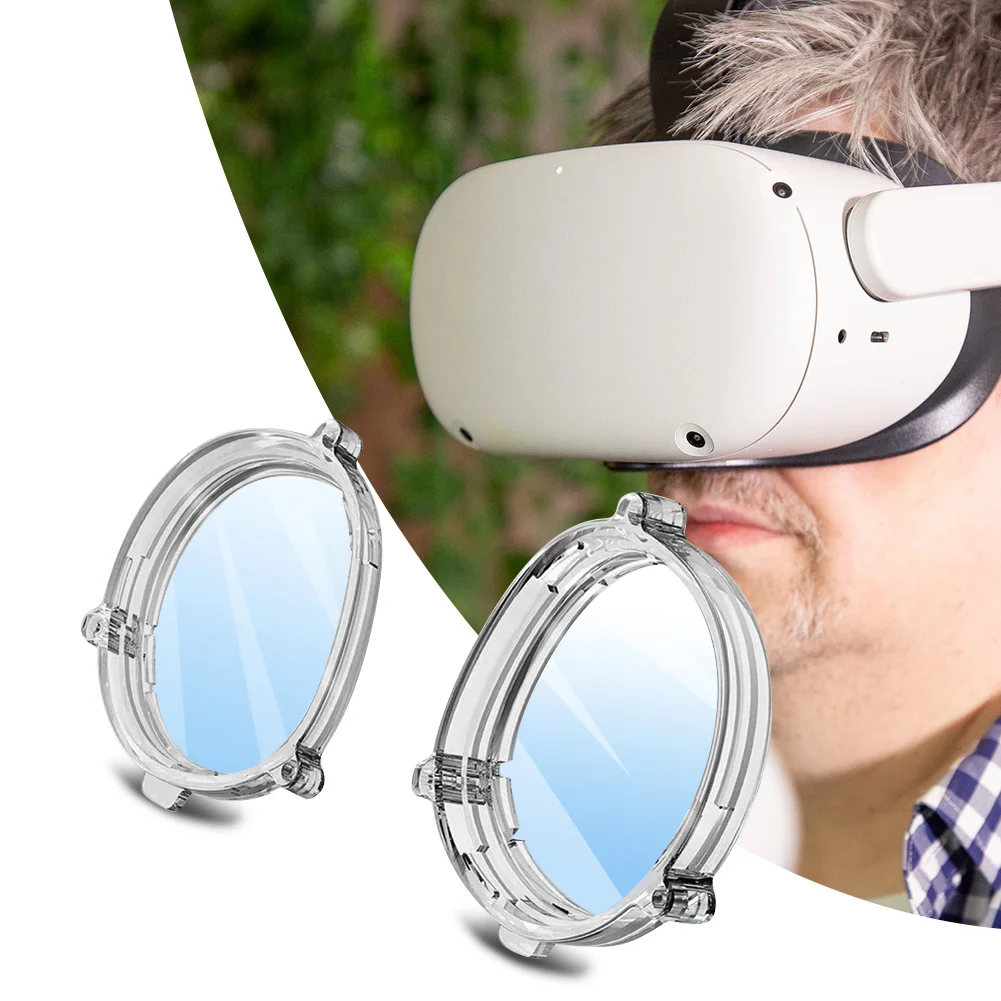 Magnetic Lens Protection Frames & Anti Blue Light Lens VR Eyeglasses Lens Spacer Anti Blue Light Glasses for Meta/Oculus Quest 3