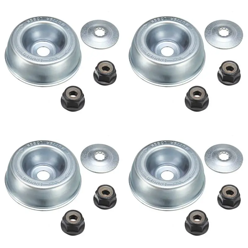 AS94-16Pcs Replacement Gearbox Blade Nut Fixing Kit For Brushcutter Strimmer