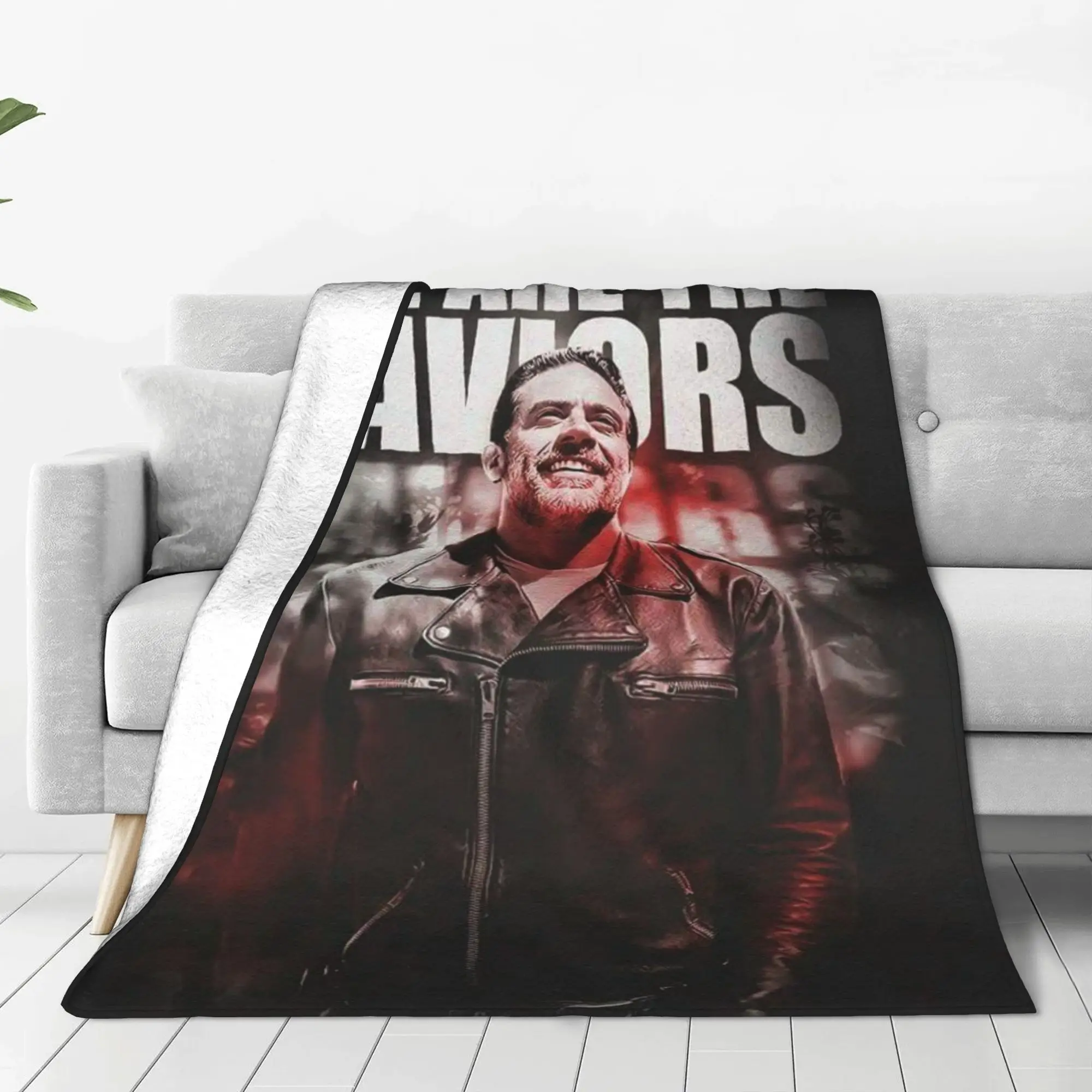 negan Blanket All Season the walking death negan  Breathable Thin Throw Blankets For Office Couch  Plush Thin Quilt