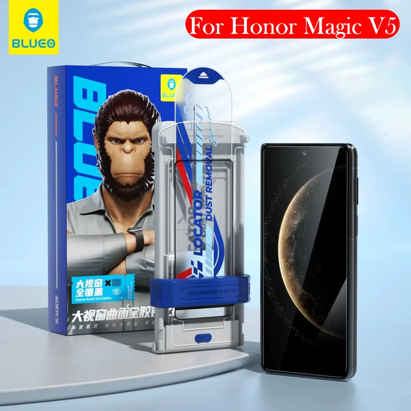 

Закаленное стекло Blueo для Honor Magic V5, пленка для установки без пыли, защитная пленка для экрана HONOR MAGIC V5