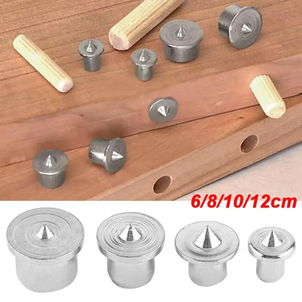 

8Pcs/set Durable 6-12mm Panel Furniture Positioning Steel DIY Woodworking Top Dowel Centre Point Pins Locating Pins Dowel Drill