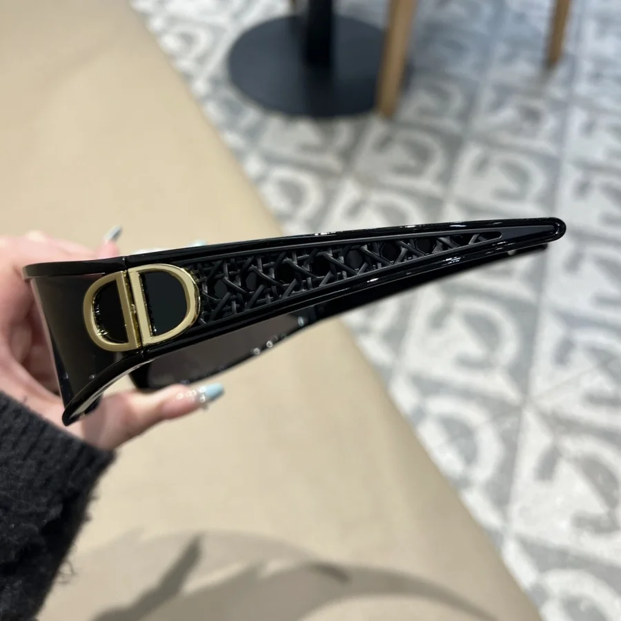 Gafas de moda para mujer, diadema futurista, dulce y fresco, estilo Y2K de gama alta, tecnología Cd negra, gafas de moda para mujer 2026