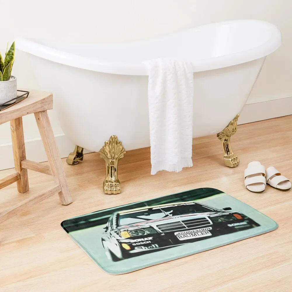 

Retro DTM Car Carrousel Nordschleife Bath Mat Non-Slip And Washable Kitchen Kitchen Set Ofs In The Bathroom Mat