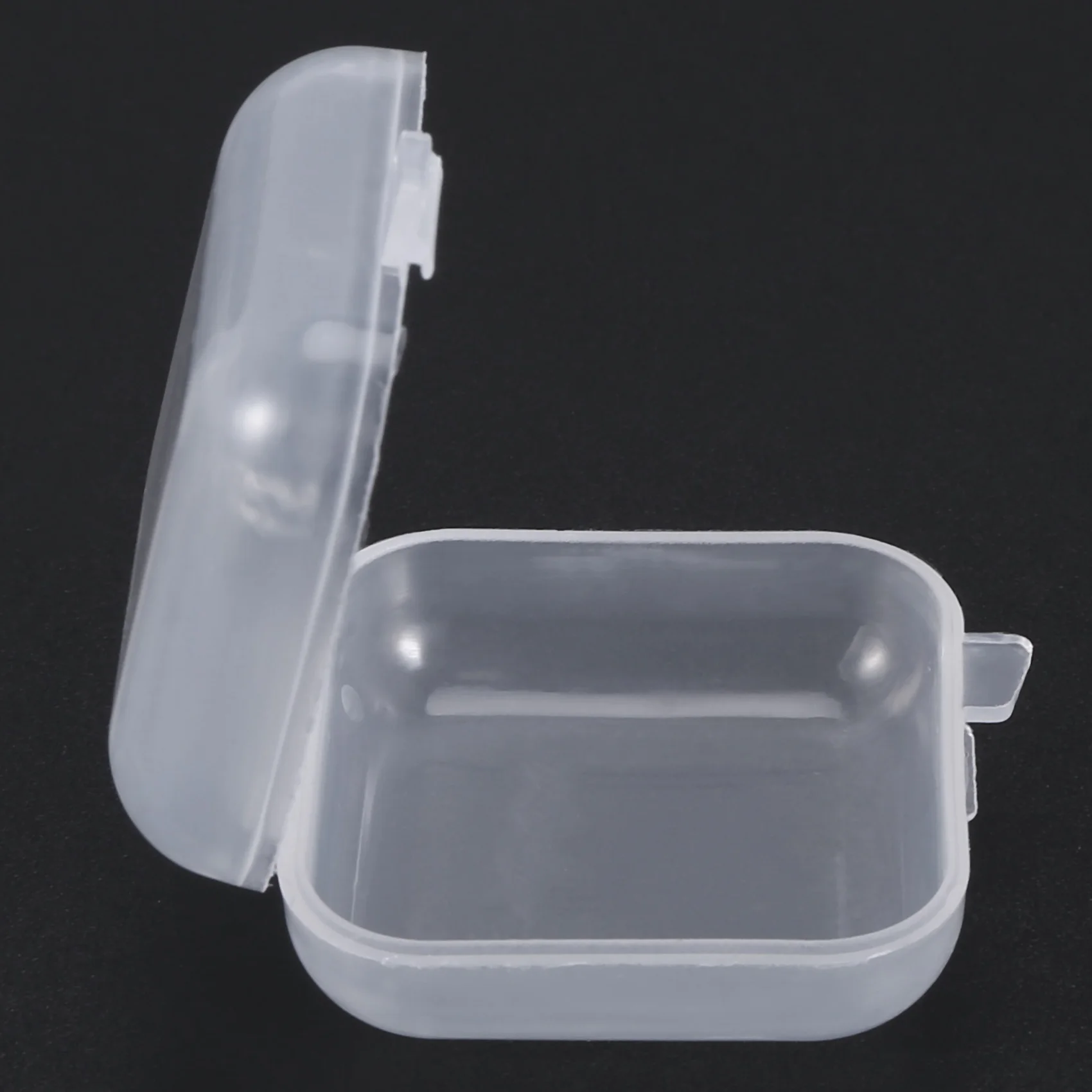 ABVJ-50Packs Small Clear Plastic Storage Containers,Mixed Empty Mini, Case With Lids For Small Items And Other Craft Projects