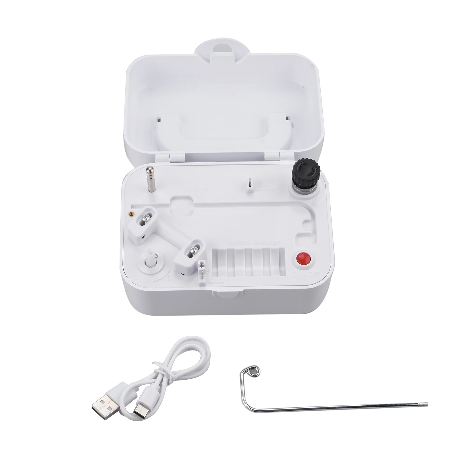 Portable Electrical Bobbin Winder For Sewing Machine Adjustable Infrared Automatic