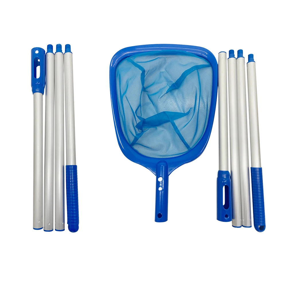 

Swimming Pool Skimmer Net Telescopic Swimming Pool Net Leaf Skimmer Lightweight Multifunctional Fishing Tool Accessories