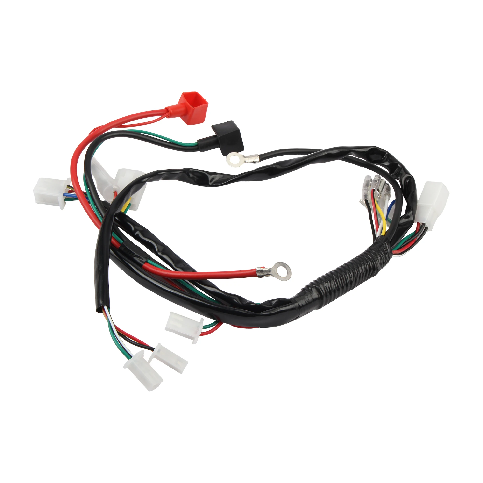 Motorrad-Elektro-Kabelbaum-Kit Zündspule Elektrisches Türschloss Gleichrichter Relais für 125cc-250cc ATV Go-Kart Dirt Bike – Detail 30