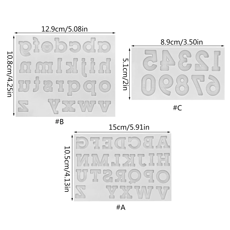 26 letras inglês números chaveiro resina epóxi molde artesanal diy alfabeto molde transporte da gota