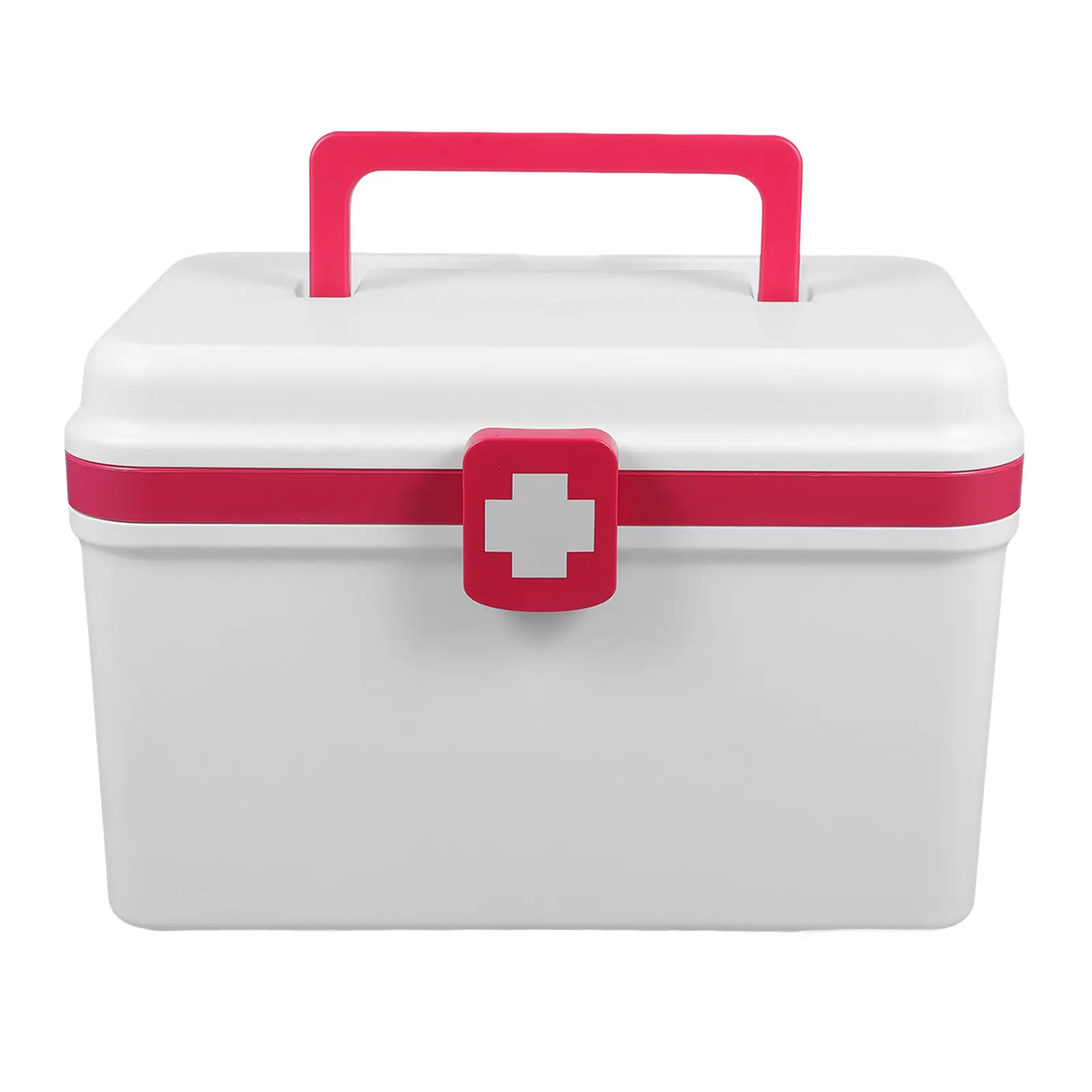 

Large Capacity Empty First Aid Box Medical Storage Organizer for Home Travel Outdoor Use Medicines Organizer Box Plastic First