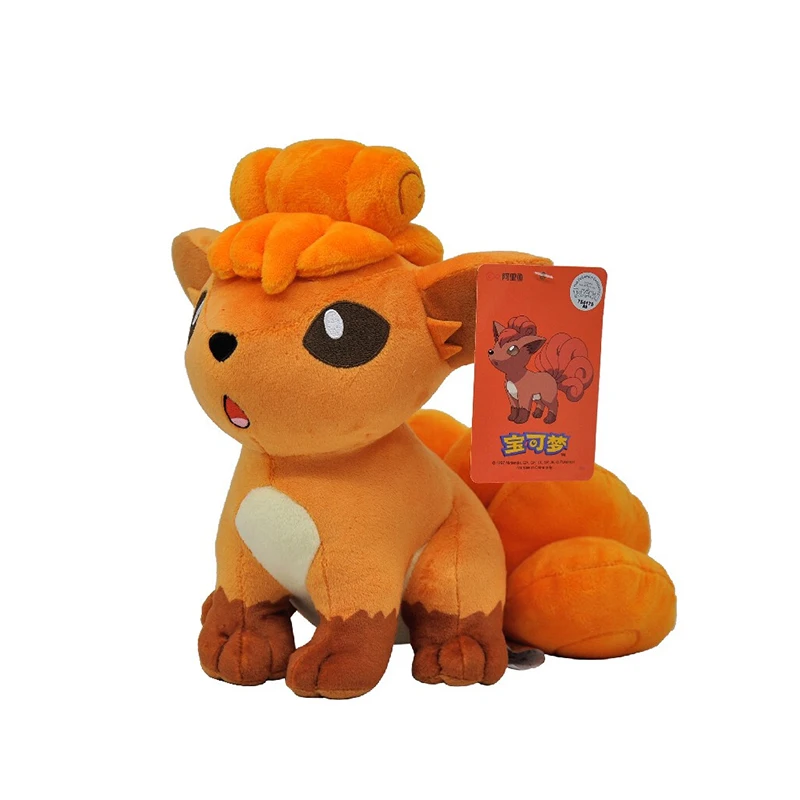 21cm Original Pokemon Vulpix Stuffed Plush Toys Plushie Soft Animal Kawaii Peluche Anime Dolls Birthday Party Gift For Kids Baby