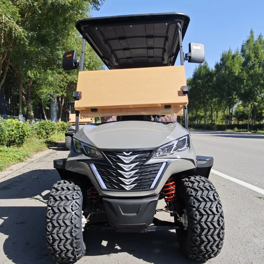 Street Legal Off-Road Golf Cart 5KW AC Motor Electric Golf Cart With Folding Windshield Golf Cart Model E 4 Seat Electric Car