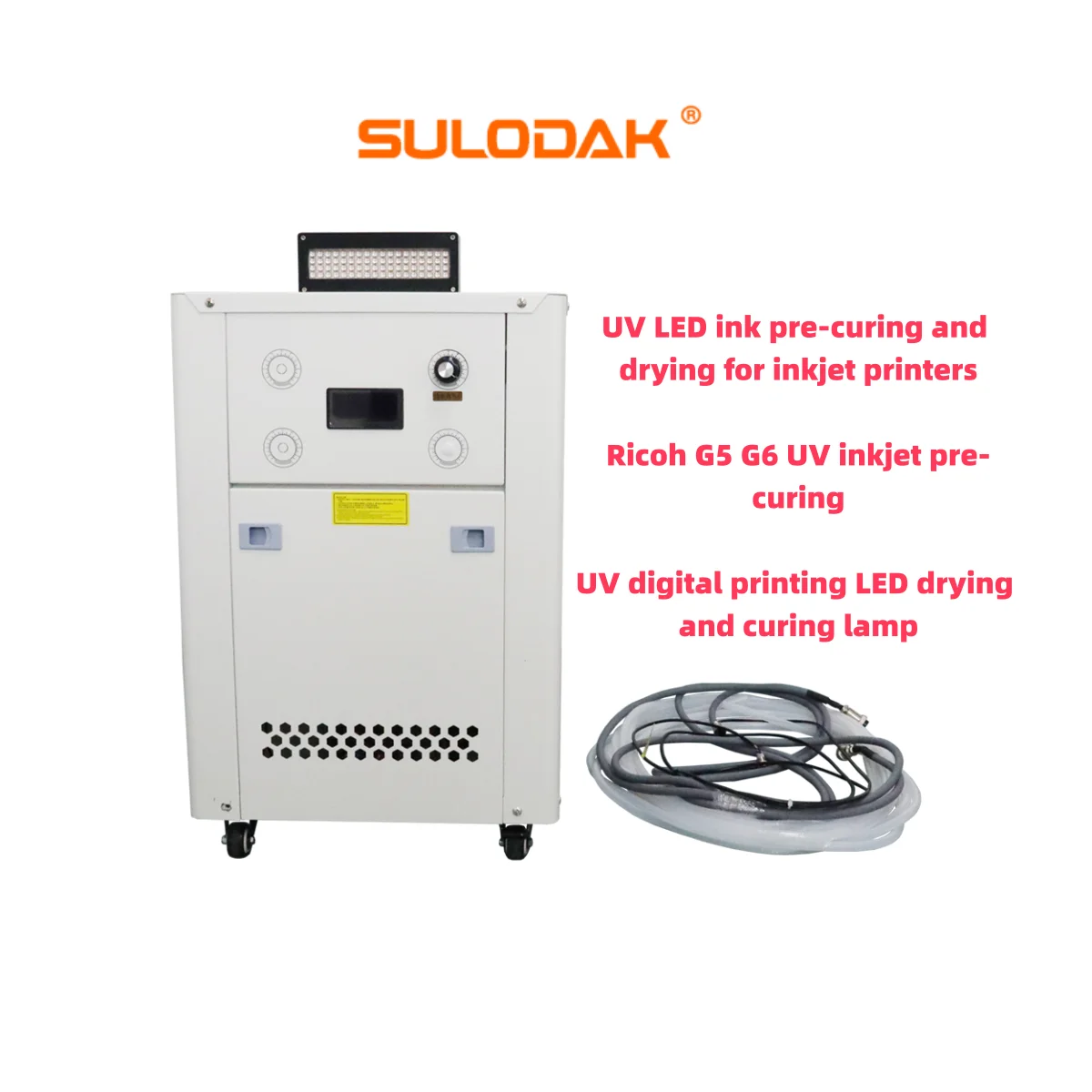360-420 NM High Intensity  LED Curing System For Ricoh G5 G6  Inkjet Printer Pre Drying Digital Printing Adhesive Curing