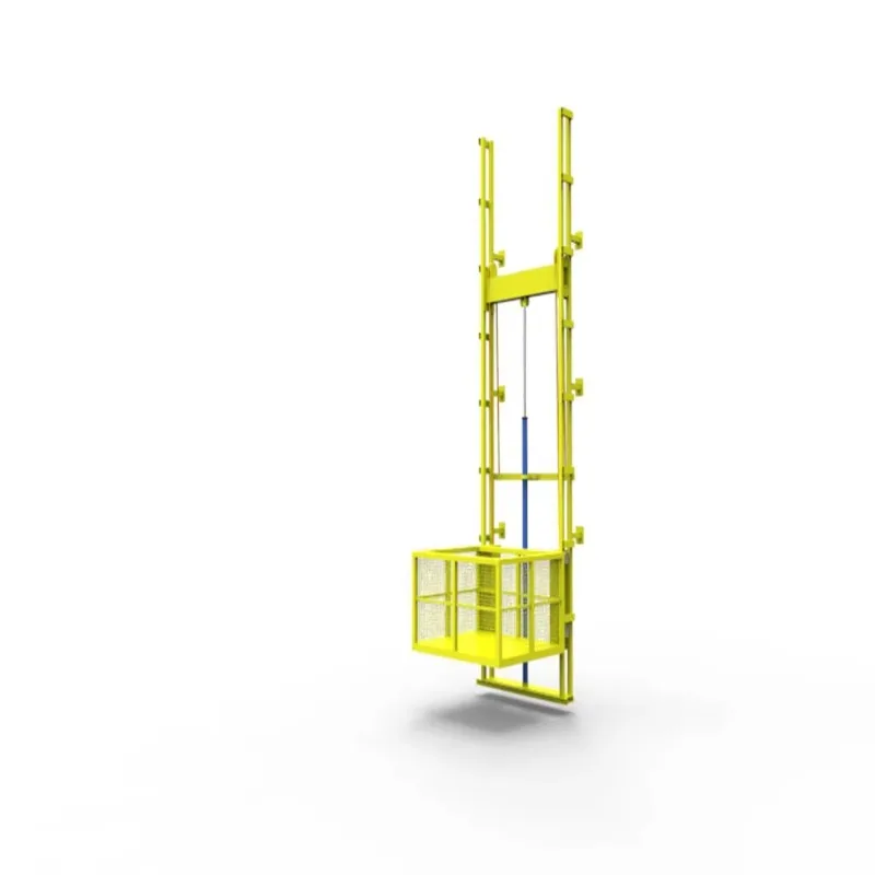 

High Standard Single-column Hydraulic Lifting Platform 0.5Ton 1Ton 2Ton 3Ton Rail Freight Elevator Elevator Cargo for Sale