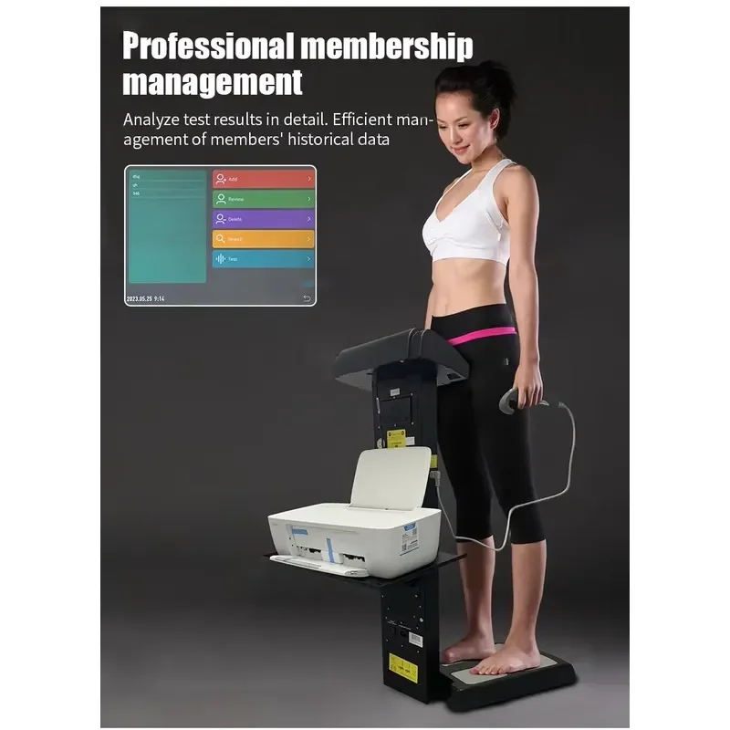 CRW Professional Full Body Health Analyzer Body 270 Body Composition Analyzer Machine 3d Measure Height Weight Health