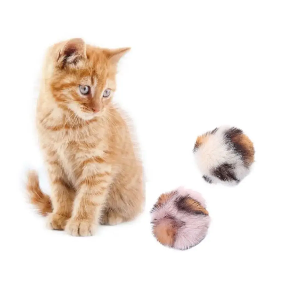 Pet Cat Toy Cat Chew Toy Plush Fashion Kitten Ball Toy Kitten Playing Toy with Catnip Funny Interactive Toys for Cats