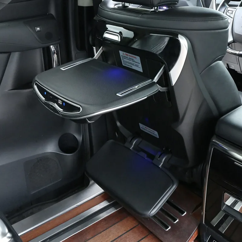 special seat small table board, multi-functional dining table wireless charging atmosphere light foot rest modification