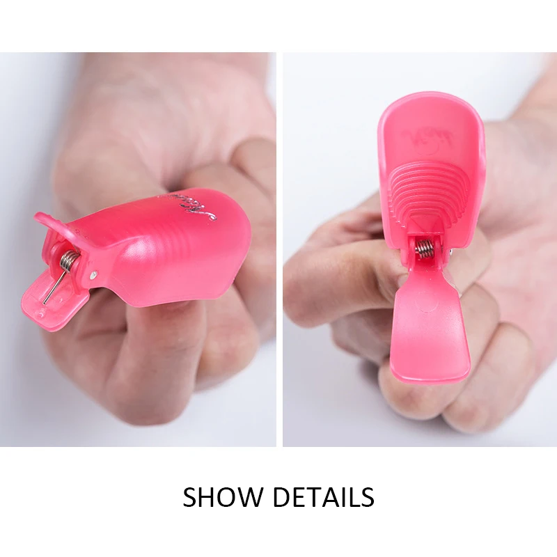 10pcs กาวเล็บ Remover พลาสติกเล็บ Wraps คลิป UV GEL Polish Remover ทําความสะอาดของเหลวสําหรับกําจัดเคลือบเงาเล็บเครื่องมือ