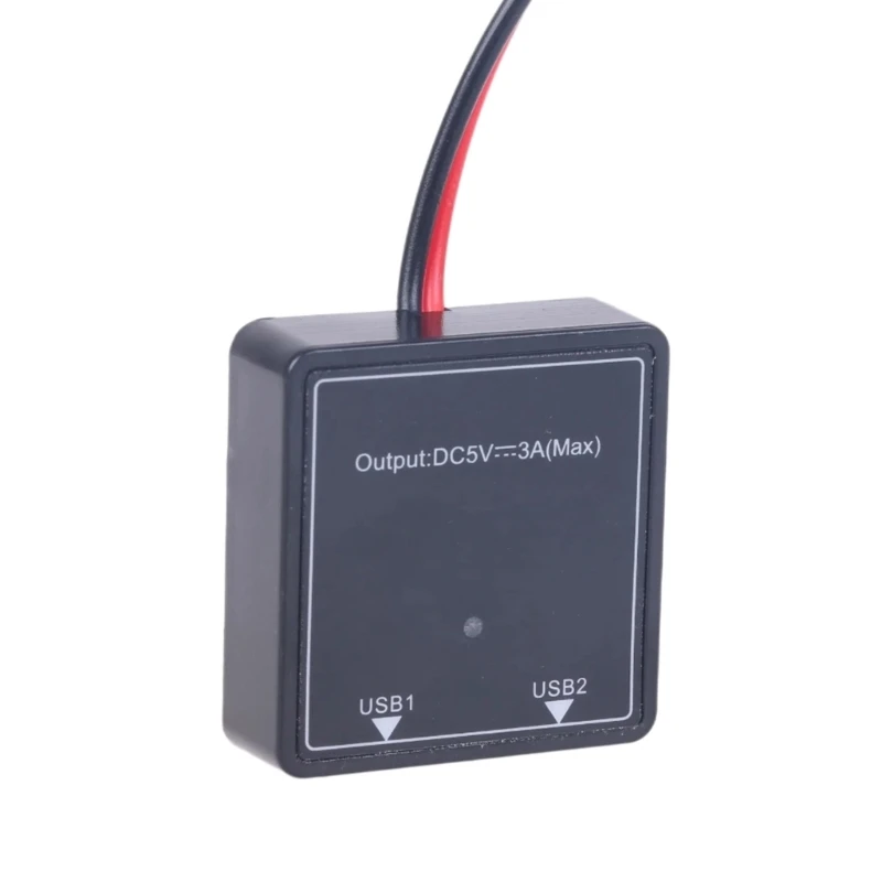 العالمي USB محول الشحن DC5.5x2.1mm إلى USB شاحن الطاقة للوحة طاقة شمسية 12 فولت محولات الطاقة DC6V-30V إلى 5V3A