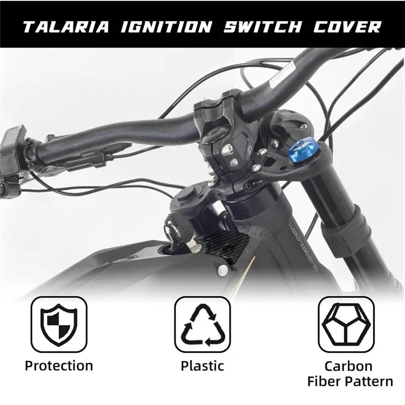 A22E-Electric Dirt Bike Ignition Switch Cover Start Switch Cover Ignition Key Lock Cylinder Cover For Talaria Sting MX3 MX4