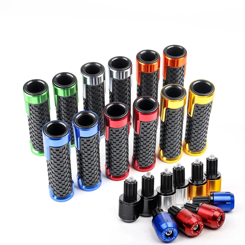

Motorcycle 7/8 "CNC Aluminum Handle Grip handle plugs Handle Bar Ends For Kawasaki Yamaha Honda Suzuki Motor Accessories