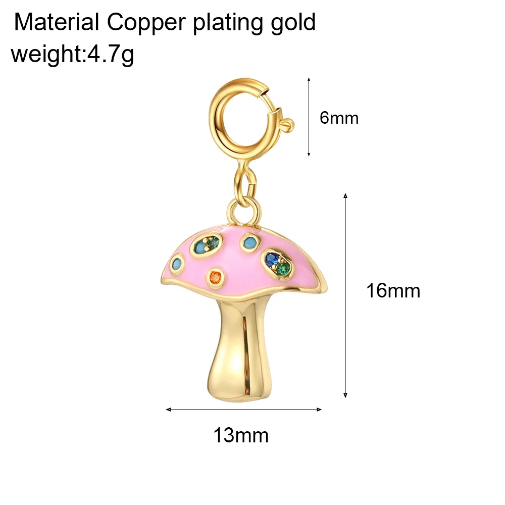 Cute Love Hearts Starfish Snap Hook Golden Turtle Flower keychain DIY Earring Necklace Bracelet Charms for Jewelry  Making  2025
