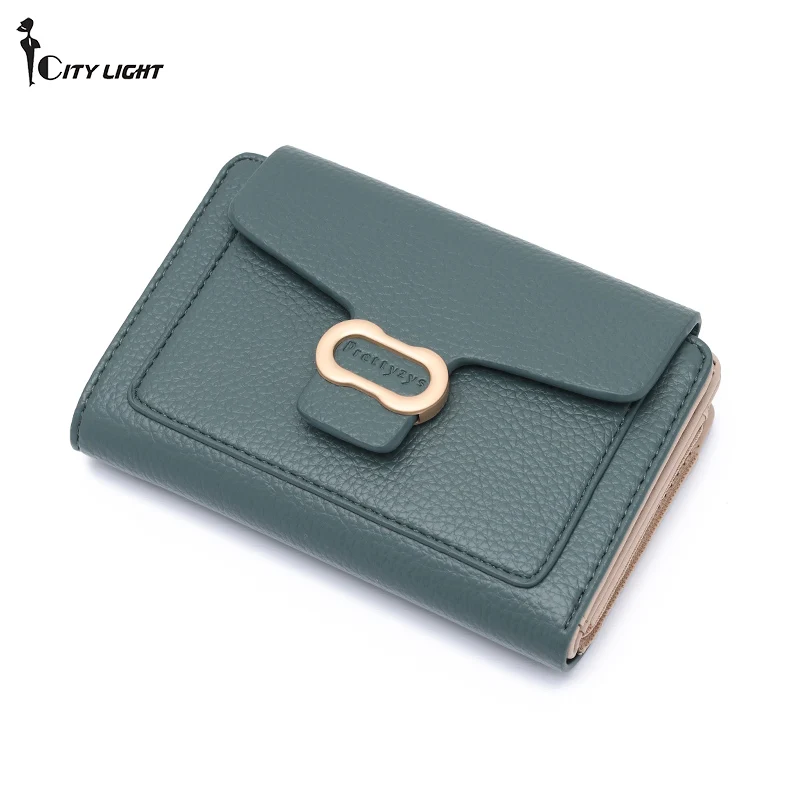 Brand Vintage Women Wallet Female Purse Medium Design PU Leather Change Card Holder Case for Women Lady Girls Carteira