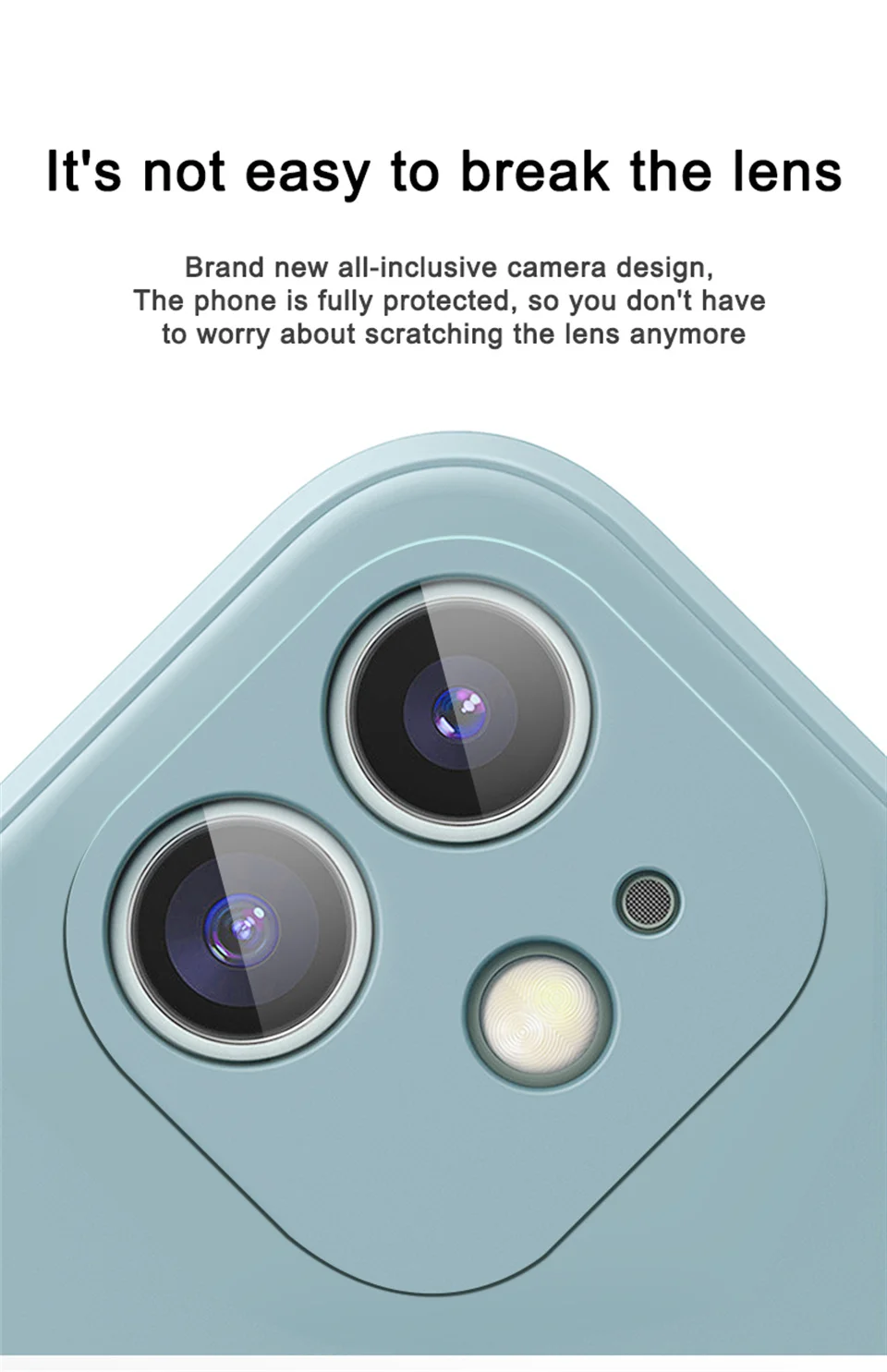 Luxuriöse, stoßfeste Hülle aus flüssigem Silikon für iPhone 17, 11, 12, 13, 14, 15 Pro Max, 7, 8, 15 Plus X XS XR Max, Mini-Rückseite, weiche Abdeckung – Detail 12