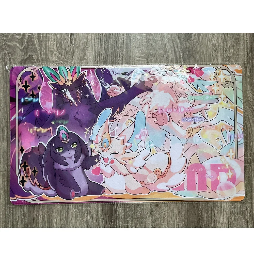 Yugioh Purrely Playmat Yu-Gi-Oh! TCG OCG Trading Card Game Mat Rubber Table Desk Gaming Play Mat Mouse Pad Mouspad 60x35cm