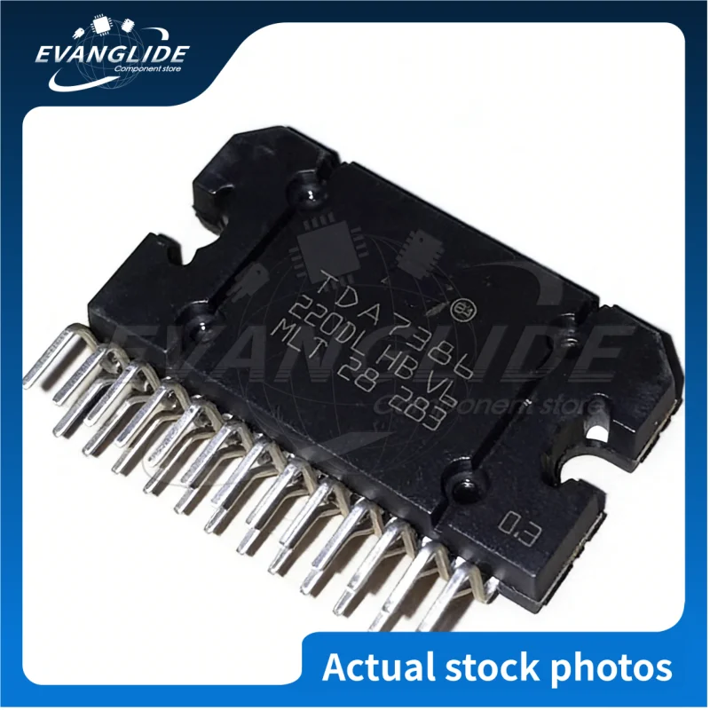 2 PCS/LOT Original & New TDA7386 4*45W Class AB ESD Self-maintaining volume control / noise-free switch Audio power amplifier
