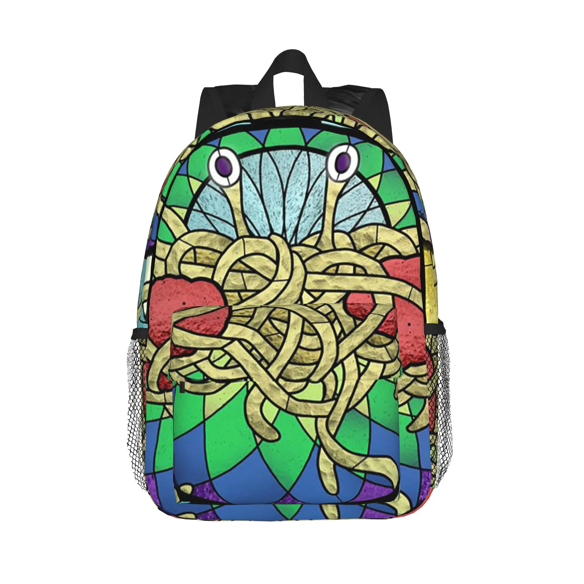 The Flying Spaghetti Monster Flying Spaghetti Monsterism FSM Backpack Hot Sale Daypack Boy Girl BookBag Shoulder Bags School Bag