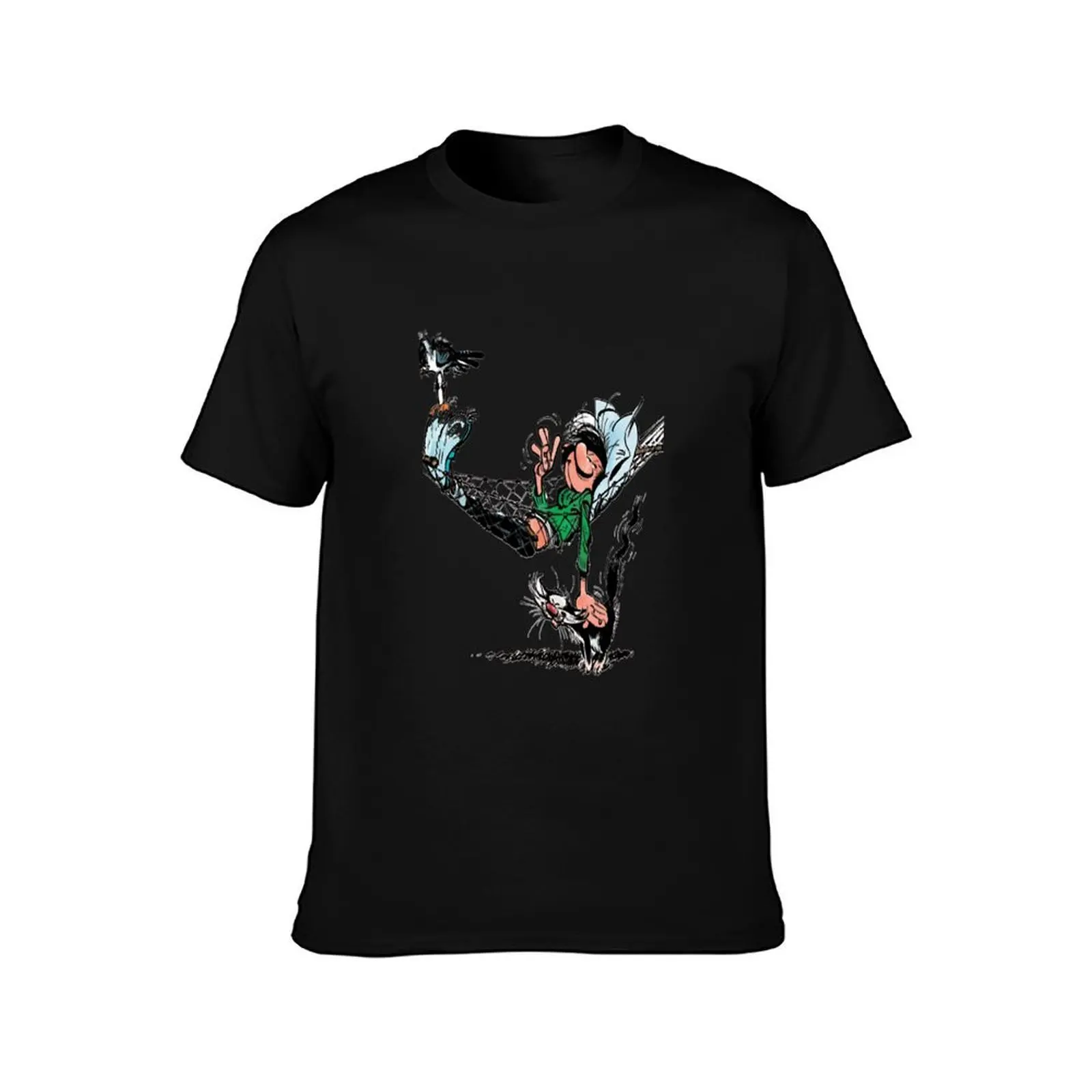 Gaston Lagaffe T-Shirt Lightweight Running Sports T-Shirt