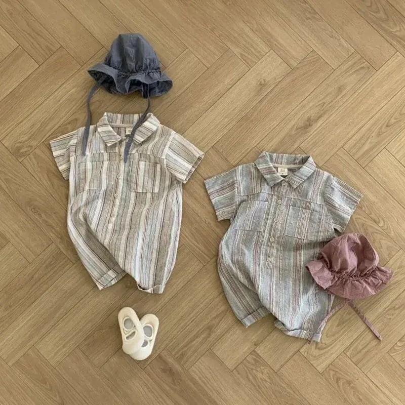 

Baby Jumpsuit Casual Gentleman Shorts Sleeved Bodysuit Babies Girl Baby Clothes Baby Girl Romper Boy Clothes Ropa De Bebe 아기옷