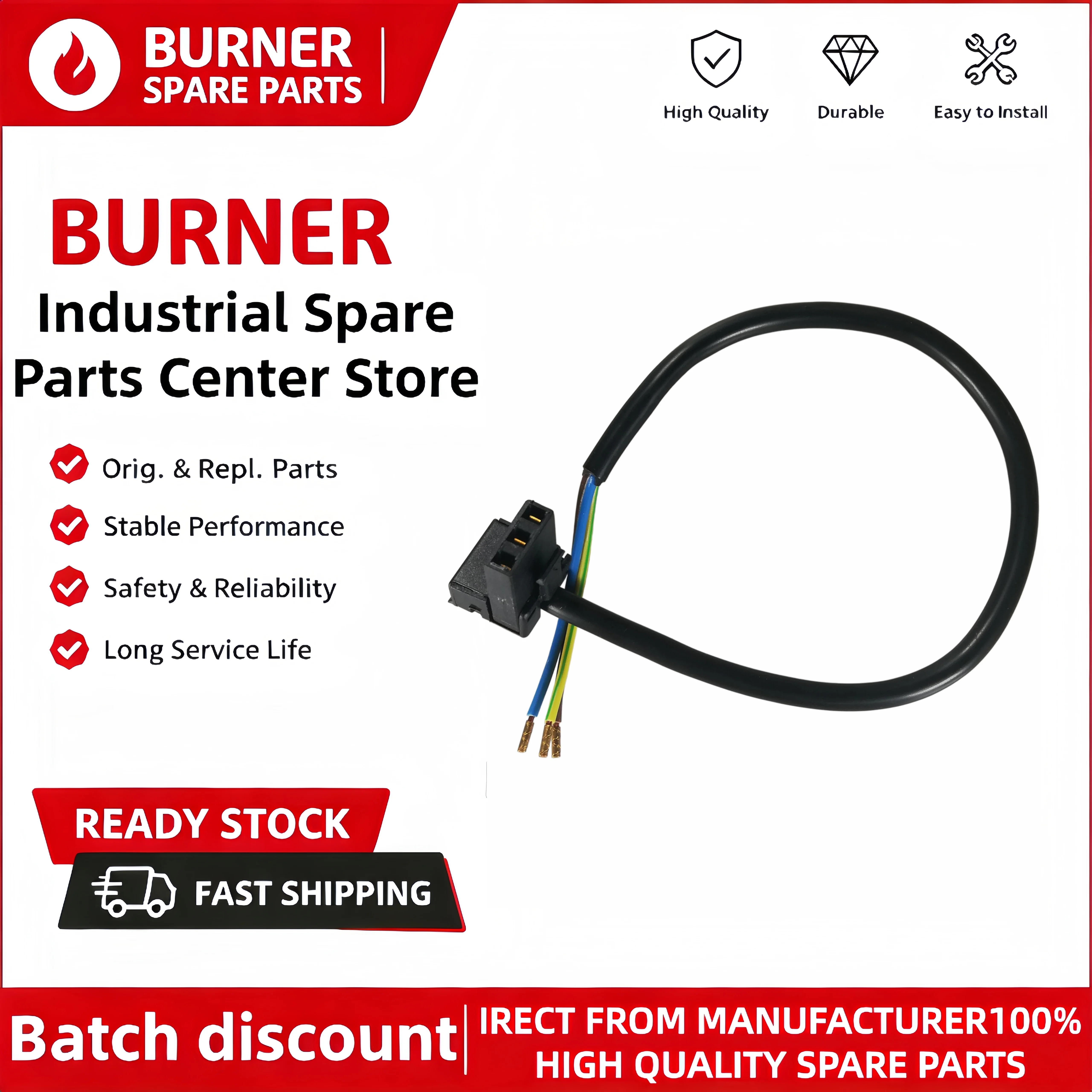 Burner Ignition Transformer EBI No.052F0030 15KV Dual Pole No.052F0040 11KV Single Pole Genuine OEM Gas Oil Heating Boiler Repla