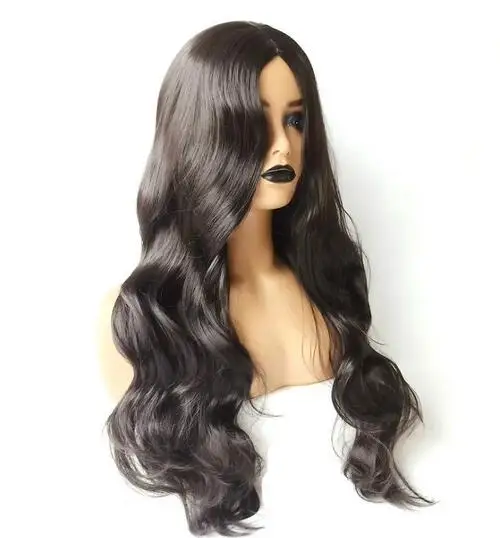 

Wig women in the long curly hair European and American fashion chemical fiber hair big wave long hair